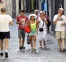 13 08 2014 Salerno Turisti in giro per la Città