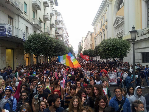 “Vogliamo potere”: gli studenti salernitani scendono in piazza - aSalerno.it