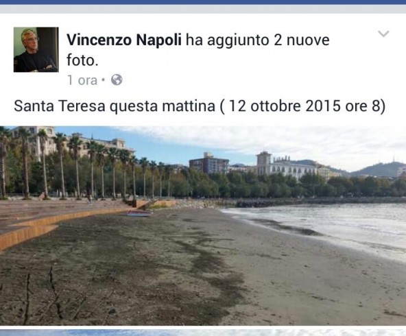Enzo Napoli sui social, le foto di Santa Teresa dopo la manutenzione - aSalerno.it