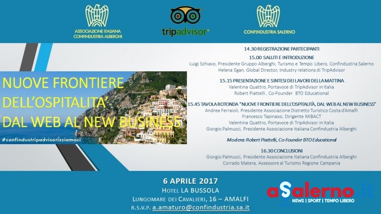 Confindustria in convegno ad Amalfi: il turismo e le nuove frontiere dell’ospitalità - aSalerno.it