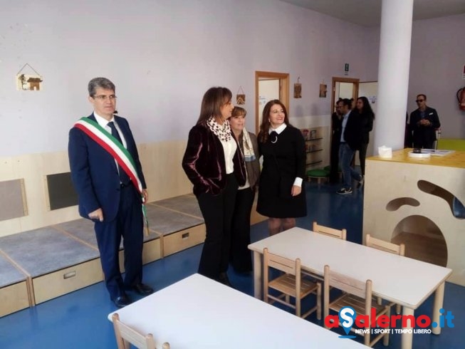 Cava: Inaugurato stamani il nuovo asilo nido comunale di via Carillo - aSalerno.it