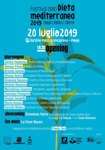Pioppi, il 20 luglio inaugura il quarto Festival della Dieta Mediterranea - aSalerno.it