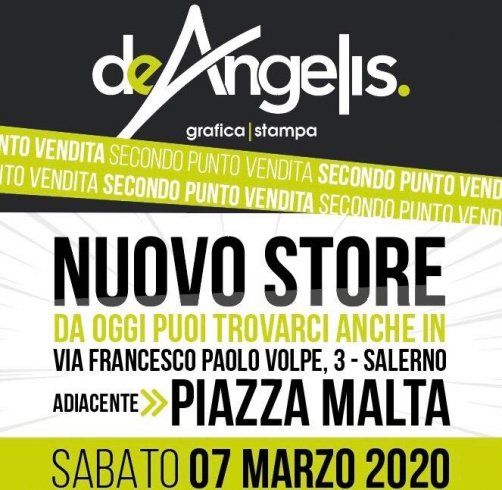 De Angelis Grafica e Stampa, nuovo store in piazza Malta - aSalerno.it