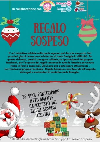 “Regalo Sospeso”: l’iniziativa solidale per regalare la magia del Natale ai bambini delle famiglie bisognose - aSalerno.it