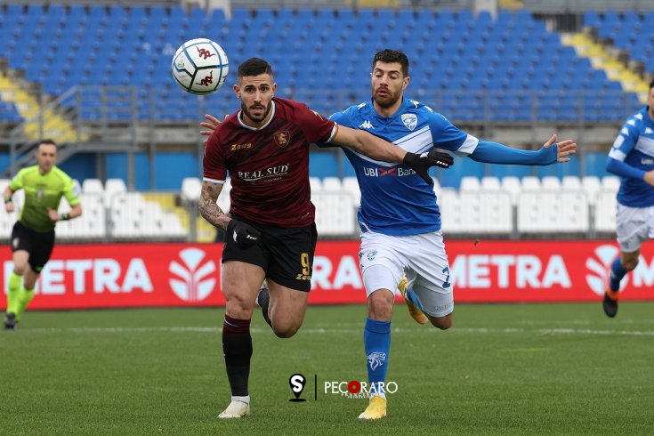 Salernitana in affanno, tris del Brescia (3-1) - aSalerno.it
