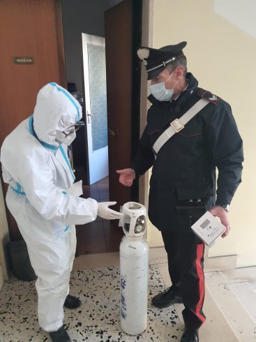 Bombola d’ossigeno per paziente Covid, l’intervento dei Carabinieri - aSalerno.it