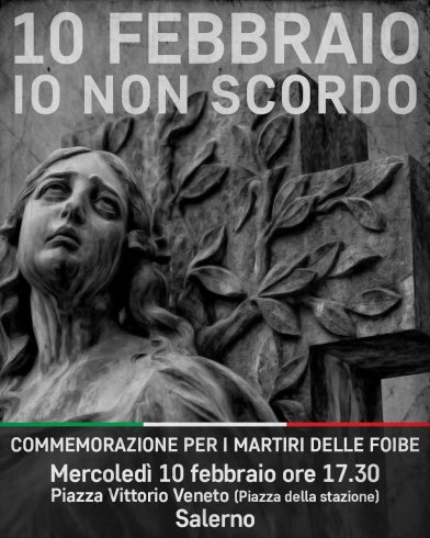 Salerno, fiaccolata in memoria dei martiri delle foibe - aSalerno.it