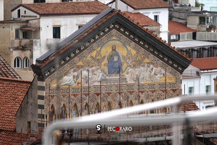 Completato il restauro della facciata del Duomo di Amalfi, com’era e com’è – LE FOTO - aSalerno.it