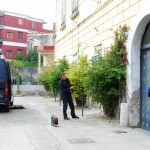 Sal - 26 04 2015 Scafati allarme bomba al comune foto Tanopress