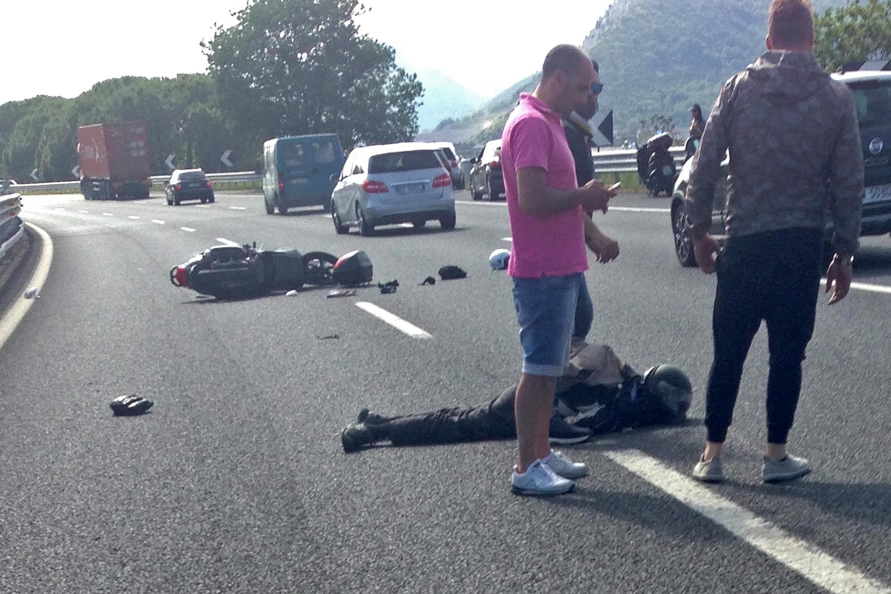 Incidente sullo svincolo di Mercato San Severino
