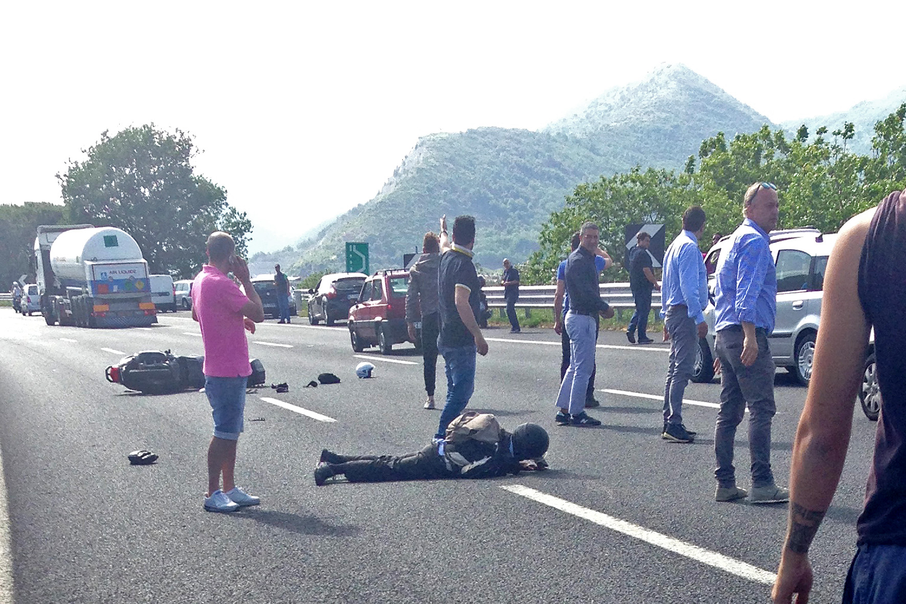 Incidente sullo svincolo di Mercato San Severino