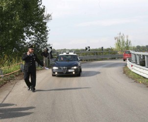 Sal : Incidente stradale Persano vittime dell'incidente quattro militari. Nella foto la statale dove hanno perso la vita i quattro militari (Foto Francesco Pecoraro)