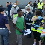 22/06/2015  Salerno Molo Manfredi Sbarco Migranti dalla nave tedesca Holstein.