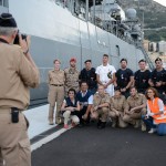 22/06/2015  Salerno Molo Manfredi Sbarco Migranti dalla nave tedesca Holstein.