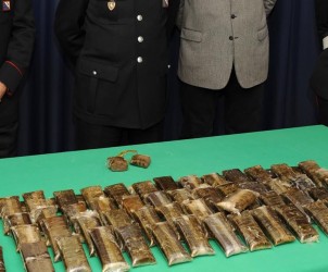 Sal : Conferenza stampa carabinieri arresto per droga (foto Tanopress)