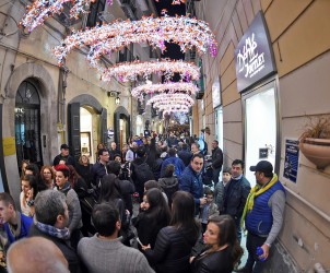 Salerno. Accensione Luci d'Artista 2015.