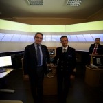 Il Presidente dell'Autorità Portuale Avv. Andrea Annunziata ed il Comandante della Capitaneria di Porto di Salerno CV (CP) Gaetano Angora