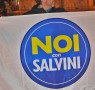 Salerno Piazza Vittorio Veneto. Sit in di protesta di 'Noi con Salvini' sull'allarme sicurezza