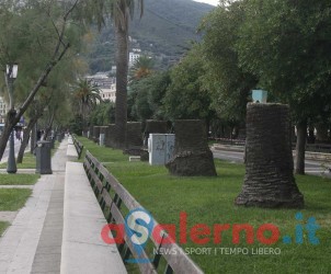 SAL - Salerno lungomare Taglio delle palme a lungomare
