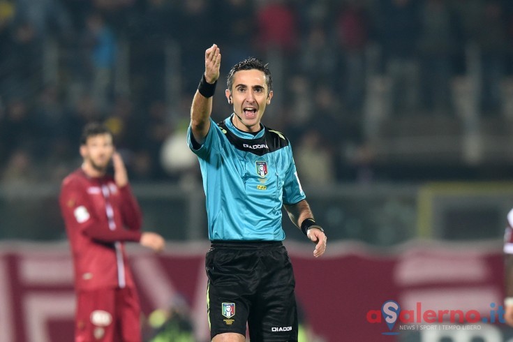 Gianluca Aureliano è l’arbitro di Salernitana – Perugia - aSalerno.it