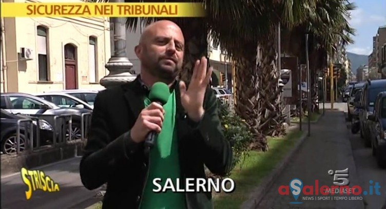 VIDEO- Sicurezza al Tribunale di Salerno, le immagini di Striscia La Notizia - aSalerno.it