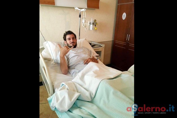 FOTO – “Tutto ok, non si molla” il messaggio di Andrea Bovo dall’ospedale - aSalerno.it