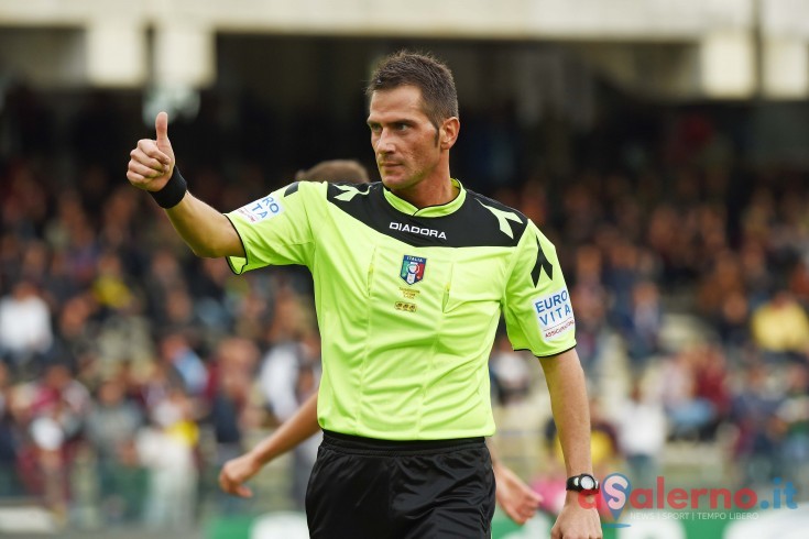 Fabrizio Pasqua è l’arbitro del posticipo fra Salernitana e Frosinone - aSalerno.it