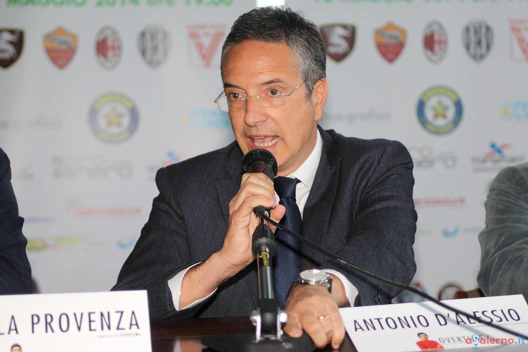 08 05 2014 Salerno Comune presentazione Overtime per Di Bartolomei.