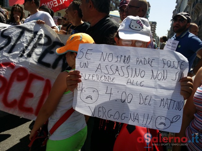 Fonderie Pisano, continua la protesta dei lavoratori: domani corteo a Salerno - aSalerno.it