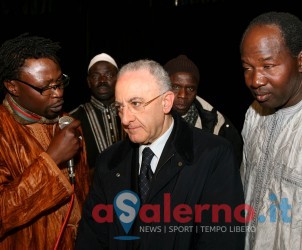 sal : Il sindaco incontra la comunità senegalese (foto Tanopress)
