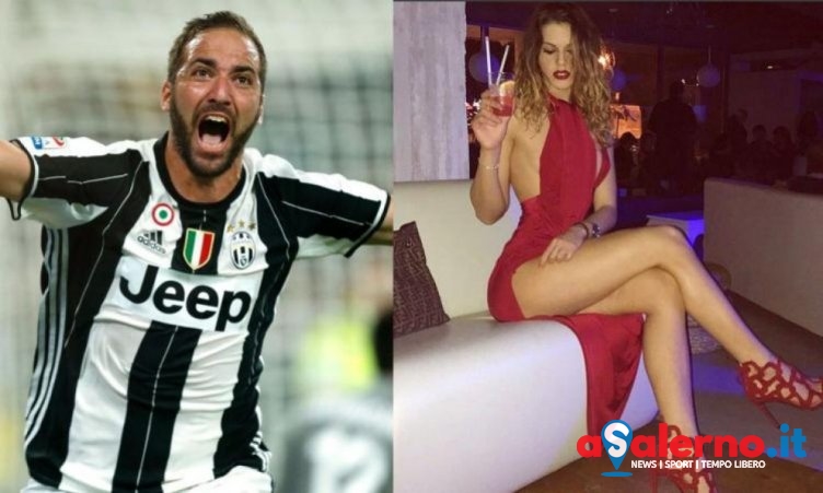 Scambio di foto fra la salernitana Antonella Fiordelisi ed il Pipita Higuain - aSalerno.it