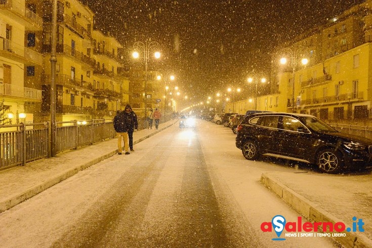 Strada ghiacciata, chiusa la tangenziale di Salerno - aSalerno.it