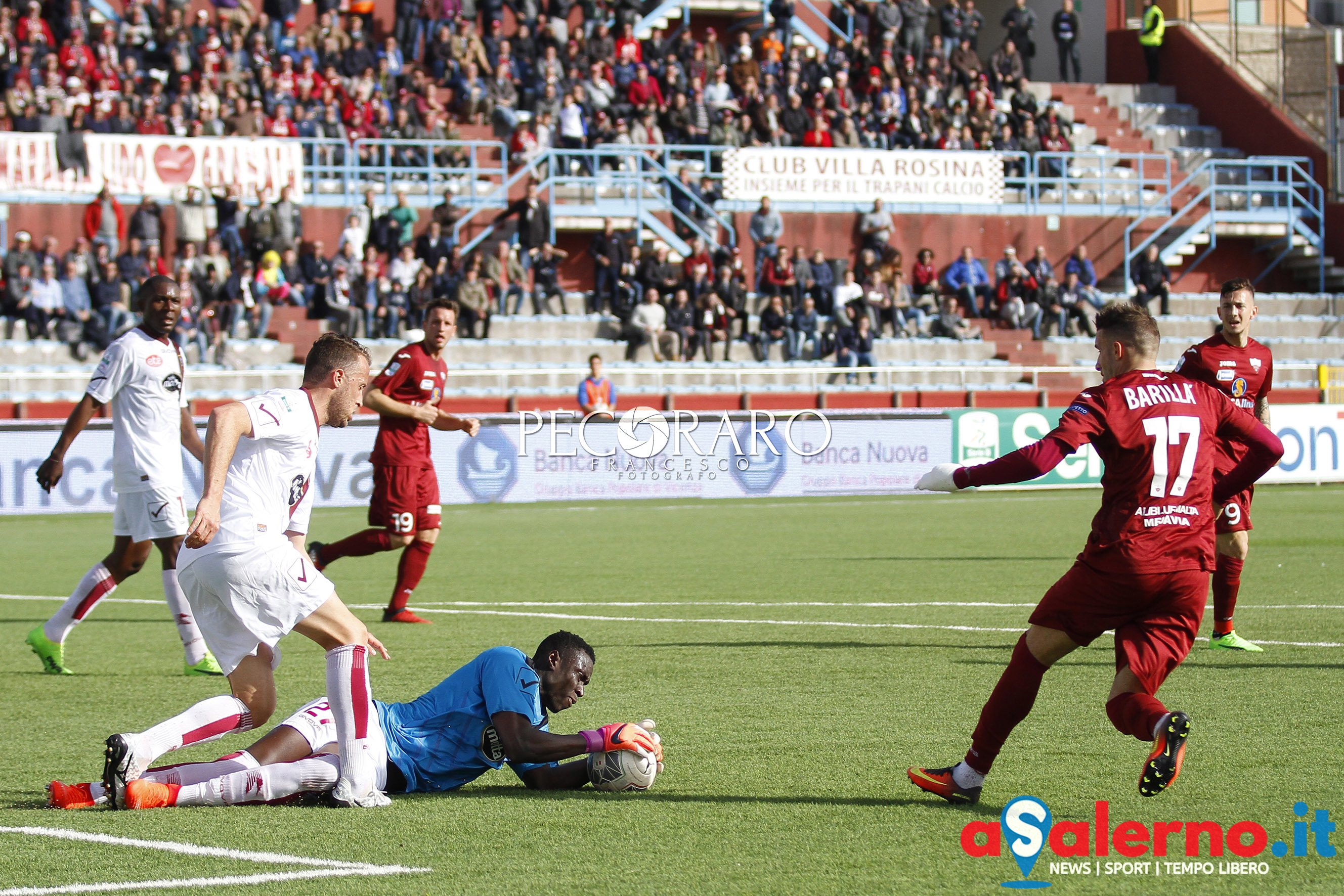 sal 25 02 2017 Trapani - SalernitanaNella Foto:gomisFoto Tanopress