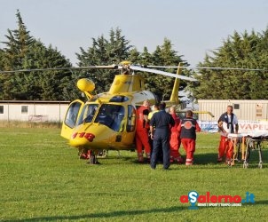 eliambulanza campo di calcio