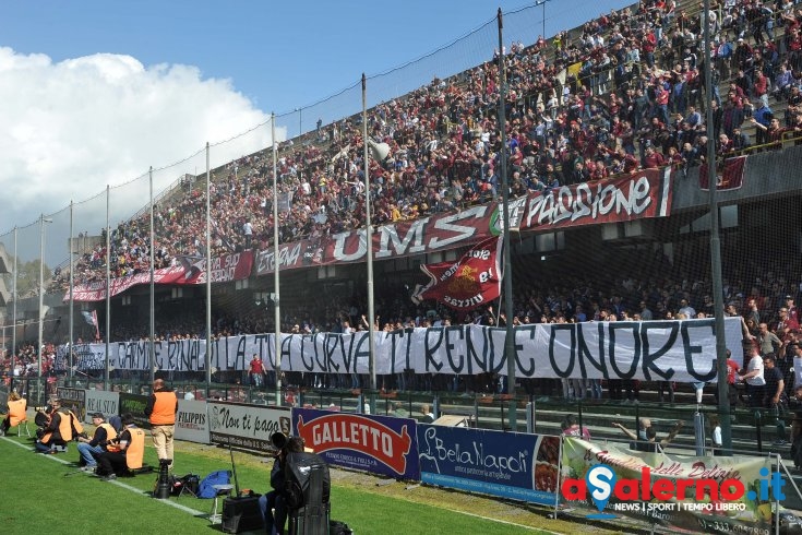 Sarà muro umano: Curva Sud Siberiano sold out all’Arechi - aSalerno.it
