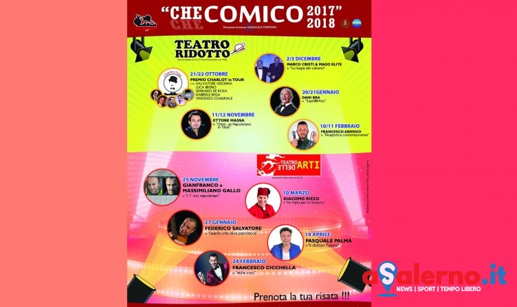 Al via la nuova stagione “Che Comico” al Teatro Ridotto di Salerno - aSalerno.it