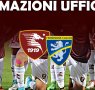 FORMAZIONI UFFICIALI salernitana frosinone