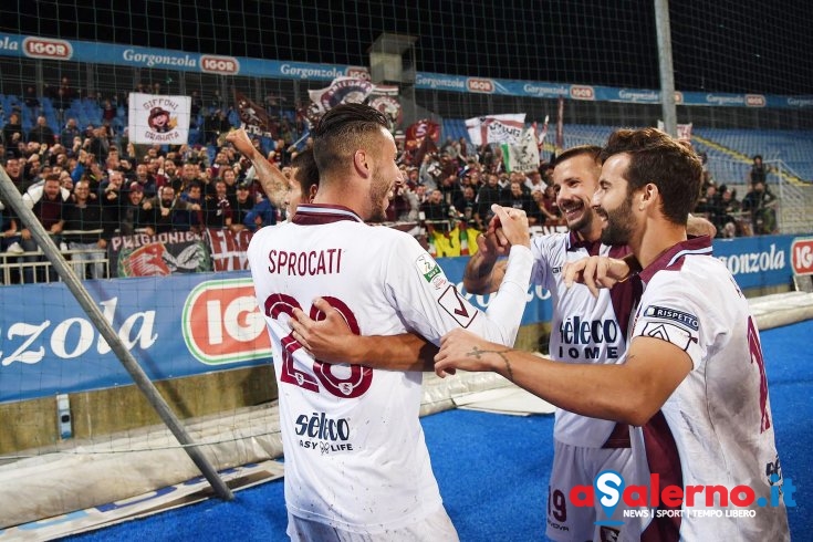 “Zampino” di Gatto e “doppietta” di Sprocati, 3-2 Salernitana a Novara - aSalerno.it