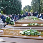 SAL - 17 11 2017 Salerno Cimitero. Funerali delle 26 migranti. Foto Tanopress