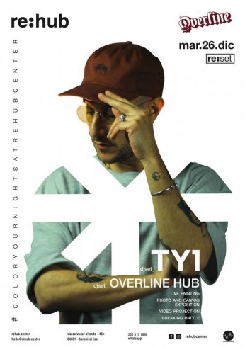 Overline, un anno a colori: il 26 dicembre chiusura con dj Ty1 - aSalerno.it