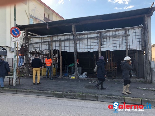 Pontecagnano: demolizione per le strutture abusive di via Lucania – FOTO - aSalerno.it