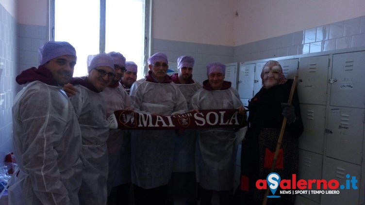 Il cuore granata del “Mai Sola” per i bimbi delle case alloggio - aSalerno.it