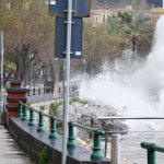 SAL - 21 03 2018 Salerno lungomare. Mareggiata. Foto Tanopress