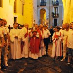SAL - 21 08 2018 Salerno Duomo. Alzata del panno di San Matteo. Foto Tanopress