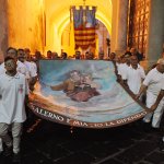 SAL - 21 08 2018 Salerno Duomo. Alzata del panno di San Matteo. Foto Tanopress