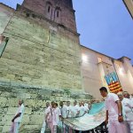 SAL - 21 08 2018 Salerno Duomo. Alzata del panno di San Matteo. Foto Tanopress