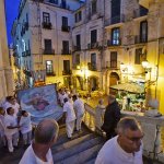 SAL - 21 08 2018 Salerno Duomo. Alzata del panno di San Matteo. Foto Tanopress