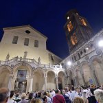 SAL - 21 08 2018 Salerno Duomo. Alzata del panno di San Matteo. Foto Tanopress