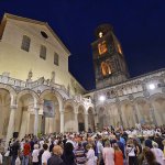 SAL - 21 08 2018 Salerno Duomo. Alzata del panno di San Matteo. Foto Tanopress