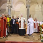 SAL - 21 08 2018 Salerno Duomo. Alzata del panno di San Matteo. Foto Tanopress
